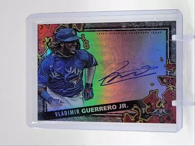 Vladimir Guerrero Jr. 2021 Topps Fire Scorching Autograph Auto /199 Q1640 • $8.50