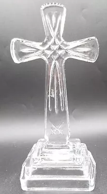 Easter Cross Mikasa Crystal Rejoice Nativity Clear 6 1/4  X 4 1/2  Religious  • $12.99