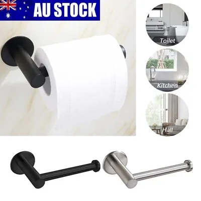 $4.50 • Buy Toilet Wall Mount Toilet Roll Paper Holder Stainless Steel For Bathroom Kitchen 