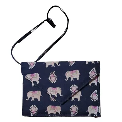 VERA BRADLEY Pink Elephants Small Snap ID Card Holder  • $11.95