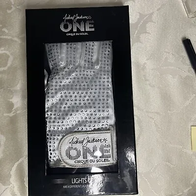 Michael Jackson ONE Glove Jewel Cirque Du Soleil Original Show Never Opened BOX • $35