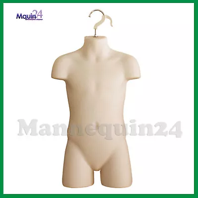 $21.85 • Buy Child Mannequin Torso Flesh Hard Plastic Kids Hanging Body Form Hollow Back