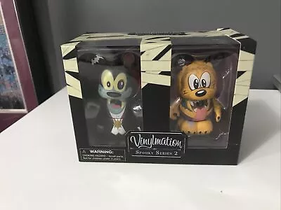 NEW Disney 3  Vinylmation Spooky Series #2 Goofy & Pluto As Dracula & Vampire • $12