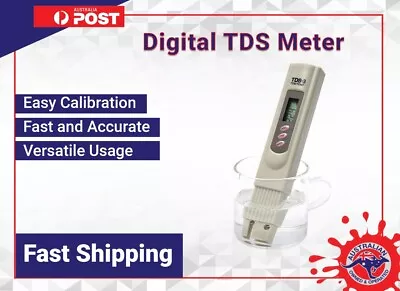TDS Meter Tester Water Purity Quality Monitor Aquariums Spa Pool Water Tester • $7.75