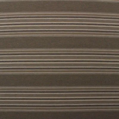 $13.95 • Buy Sunbrella Parker Slate Striped Outdoor Indoor Upholstery Fabric By Yard 54 W