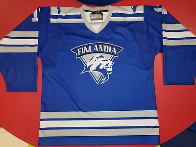 Finlandia Lions University (mi) Varsity Hockey Team Jersey 54 • $64.99