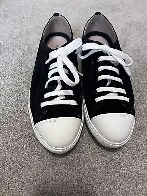 Miu Miu By Miuccia Prada Black Suede Sneakers - EU Size 37 • $135