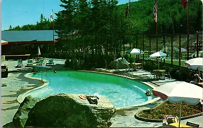 Sauna Pool At Mount Snow Resort West Dover Vermont Vintage Postcard • $4.75