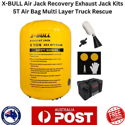 X-BULL Air Jack Recovery Exhaust Jack Kits 5T Air Bag Multi Layer Truck Rescue • $179.31