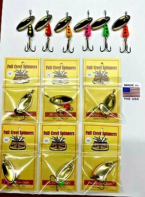 $12.50 • Buy  Inline Trout Spinner American Made Polished Brass Spinner 1/8 OZ. Fishing Lure 