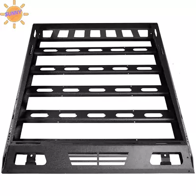 47.6 X37.4''Universal Black Roof Rack Cargo Basket Car Top Luggage Carrier SUV • $120