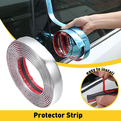 16FT Chrome Trim Molding Strip Car SUV Door Window Bumper Side Trim Protector • $11.99