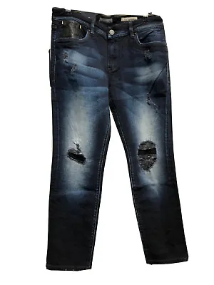 Jeans Salsas Women Size W28 L30 Navy • £59.40