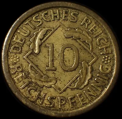 Germany 10 Reichspfennig 1935 A Coin WCA 5013 • £3.50