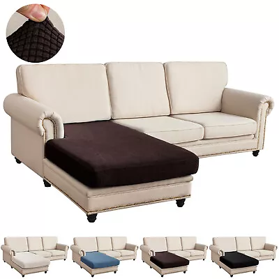 L Shape Stretch Jacquard Chaise Cover Sofa Lounge Slipcover Furniture Protector • $31.23