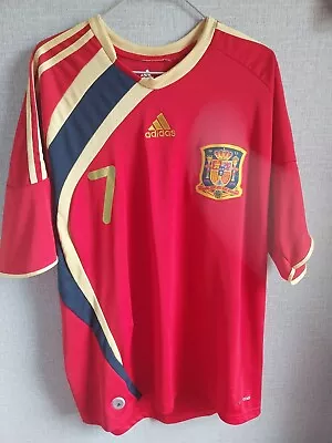 Spain Football Shirt Adidas David Villa • £30