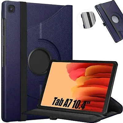 360 Samsung Galaxy Tab A7 10.4  T500 T505 2020 Leather Stand Cover Tablet Case • £5.95