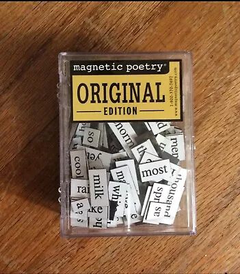 VTG Vintage Magnetic Poetry Original Edition Game Literary Circa 1992 COMPLETE • $22.22