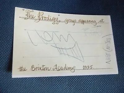 £49.99 • Buy Breathe Firestarter THE PRODIGY KEITH FLINT & More Hand Signed 1995 Card