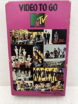 MTV Video To Go Beta Betamax 1984 Duran Duran Thomas Dolby Kajagoogoo J. Geils • $24.95