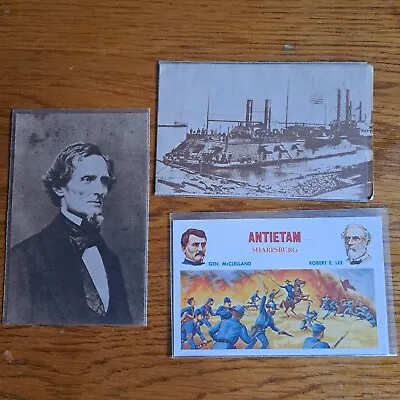 Vintage Postcards Of Civil War Memoir Lot Of 3 With Protective Sleeves • $4
