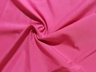 Stretch Polyester Lining Fabric Green And Fuchsia Colours   - Sold By Metre • £3.99