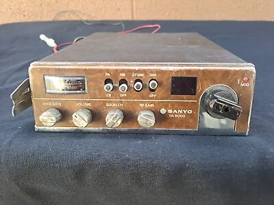 UNTESTED! Vintage SANYO TA-6000 1979 CB Citizens Band Radio 40 Channel Mobile  • $29.99