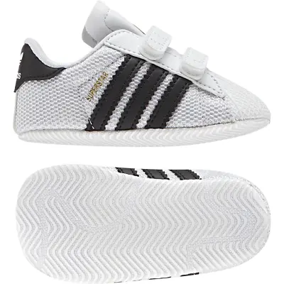 $39 • Buy Adidas Superstar Crib White / Black / White