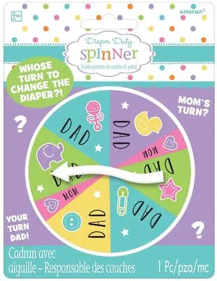 New Baby Shower Party Diaper Duty Spinner Game Amscan • $2.99