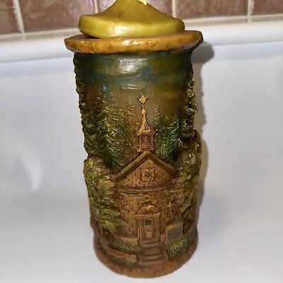 1924 Antique German Hand Carved By Johann Gunter Walldurn Large Candle • $65.79