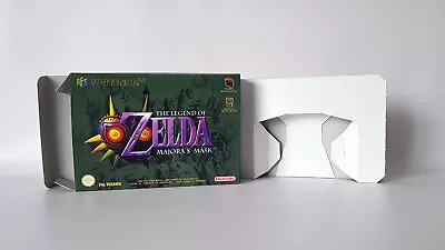 The Legend Of Zelda Majoras Mask UKV N64 Handmade Empty Replacement Box & Tray • £10.49