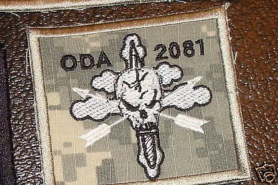 Special Forces Oda 2081acu Iba Patch Theater Made  • $16