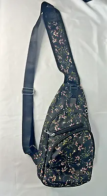 Seoky Rop Sling Bag Crossbody Backpack MenWomen Unisex Small Floral Multi Pocket • $5.99