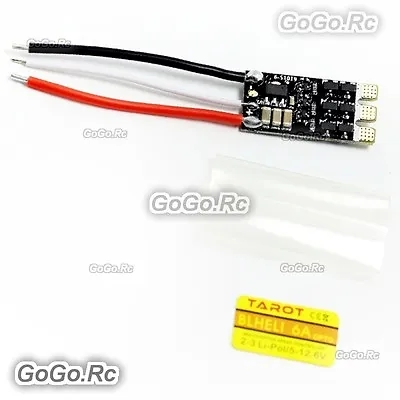 Tarot 2-3S 6A Blheli Brushless ESC For Quadcopter Multicopter FPV Drone TL300G5 • $5.68