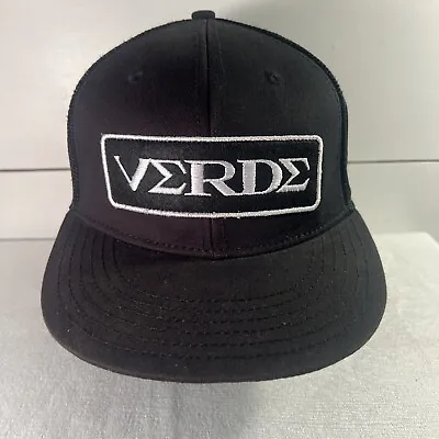 Verde BMX Bike Snapback Trucker Mesh Hat - Adjustable Cap Black • $19.99