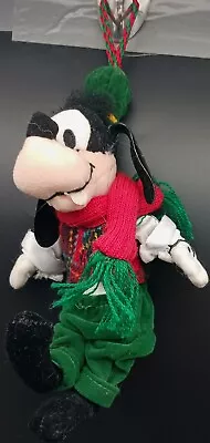 Vintage Disney Goofy Plush/Fabric Stuffed Figure Holiday Ornament • $12.95