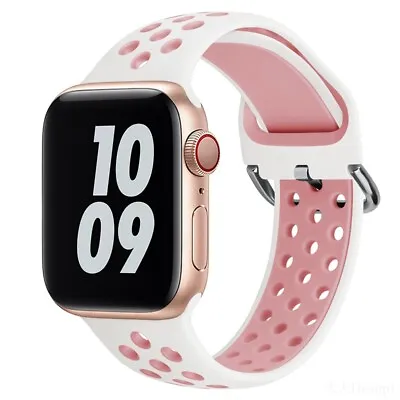 $15.99 • Buy 41mm/45mm Silicone Apple Watch Band Strap IWatch Series 7 SE 6 5 4 3 2 1 44/40mm