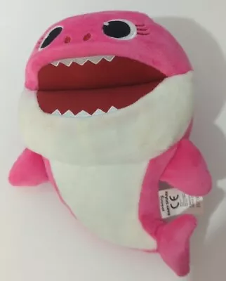 Pink Fong Pink Mummy Shark Singing Talking Hand Plush Puppet Doll Toy Working • £6