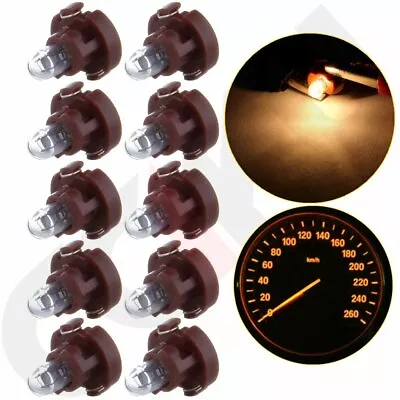 10Pcs T3 Neo Wedge Halogen Bulb A/C Heater Climate Control Light Warm White 12V • $8.45