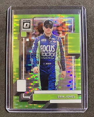 2023 Panini Donruss Racing Optic Erik Jones Green Pulsar #58 NASCAR • $1.50