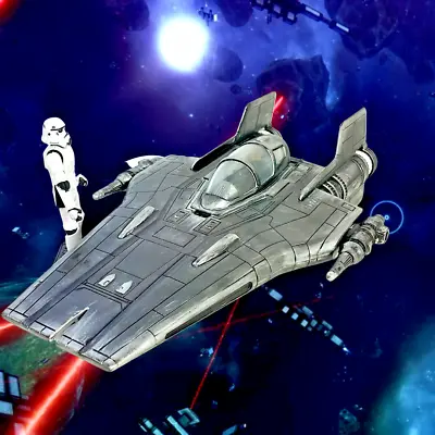 Star Wars Greef Karga A Wing Interceptor Vintage Mandalorian Kenner Vader Custom • £92.99