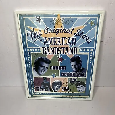 Vtg The Original Stars American Bandstand Signed Poster 14”x11” Bobby Bee Hyland • $63.99