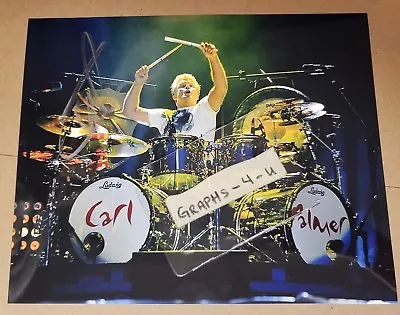 Carl Palmer Signed Asia Autograph ELP Emerson Lake Palmer COA Proof • $100