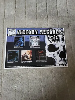 Tpgm6 Advert 5x8 Victory Records - Martyr Ad : On Earth As It Is In Hell • $7.45