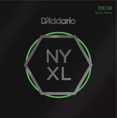 D'Addario Nickel Wound Extra Super Light 8-38 Electric Guitar Strings • $12.99