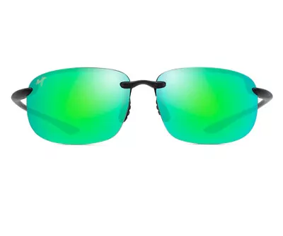 Maui Jim Men's Ho'okipa Rimless Polarized Mirrored Sunglasses MAUIGreen GM456-14 • $29.99