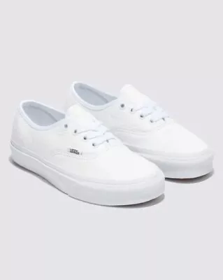 Vans Authentic Premium Leather Shoe - True White  • $90