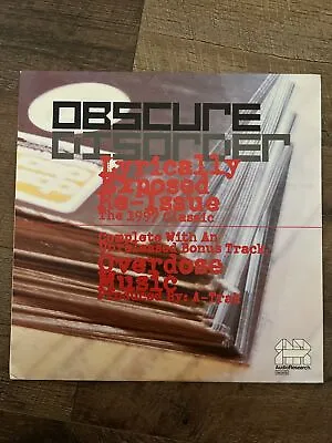 Obscure Disorder  Lyrically Exposed  (2000 Audio Research 12  Vinyl) DJ A-Trak • $11