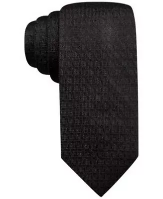 Ryan Seacrest Distinction Men's Textured Solid Slim Tie One Size Black • $14.99