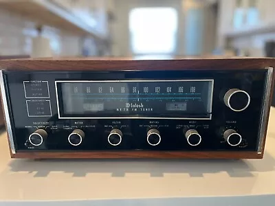 McIntosh MR78 Tuner With Slanted Foot Wood Case. • $1450